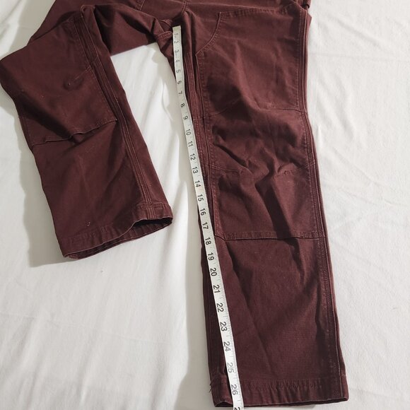 Duluth Trading Women's Size 12x29 Red Clay Fire Hose Zip Carpenter Pants Outdoor - Picture 14 of 15